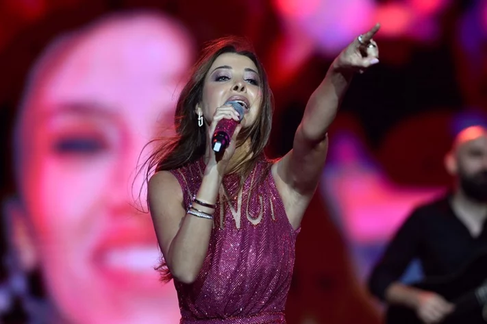 Nancy Ajram at Byblos Festival