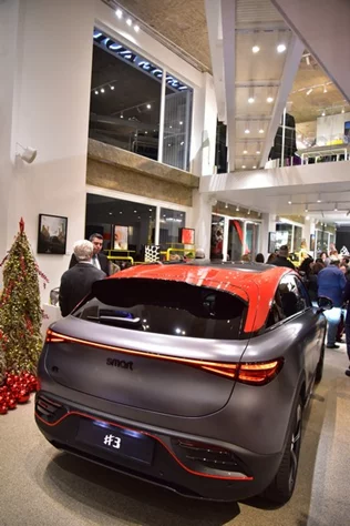 Art for Hope Initiative showcasing the rebirth of the smart All-Electric Compact SUV