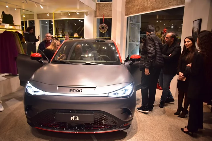 Art for Hope Initiative showcasing the rebirth of the smart All-Electric Compact SUV