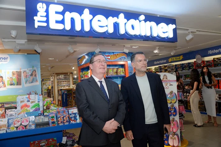 Grand Opening of The Entertainer Toy Shop