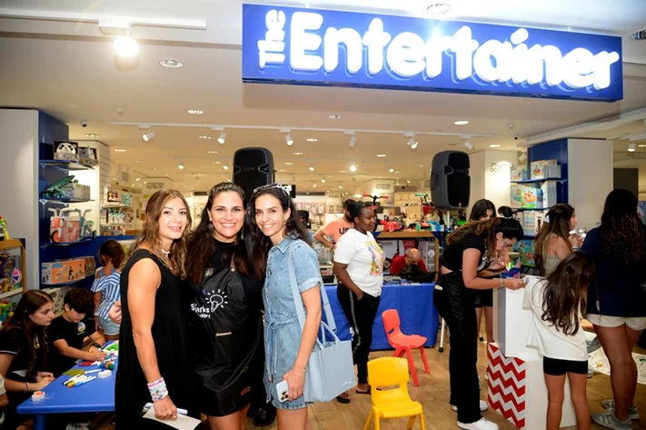 Grand Opening of The Entertainer Toy Shop