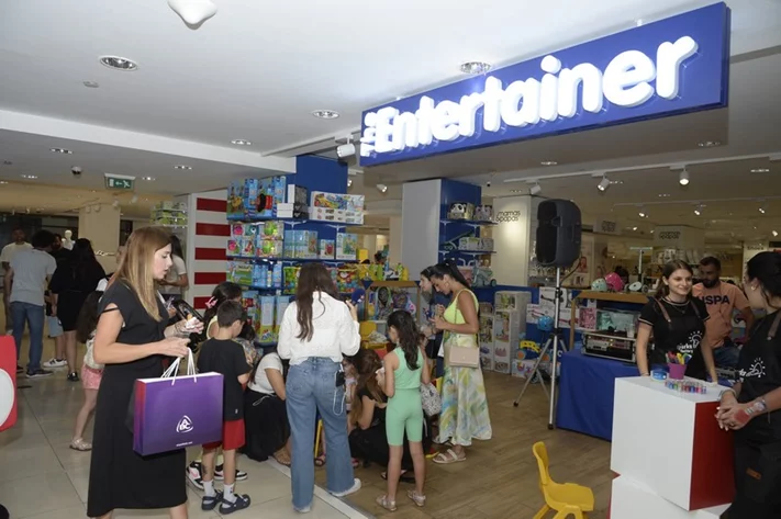 Grand Opening of The Entertainer Toy Shop