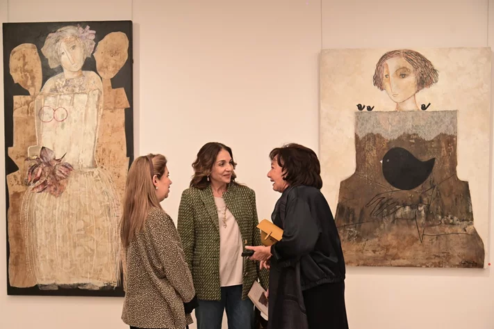 Souad Mardam Bey solo exhibition at Wadi 99 Art Gallery