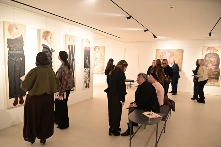 Souad Mardam Bey solo exhibition at Wadi 99 Art Gallery