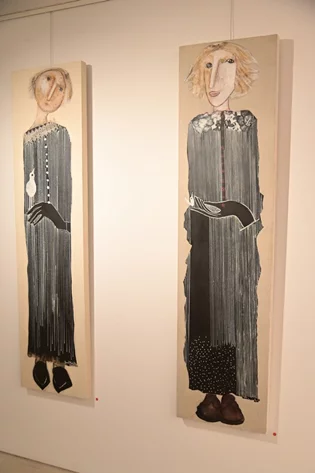 Souad Mardam Bey solo exhibition at Wadi 99 Art Gallery