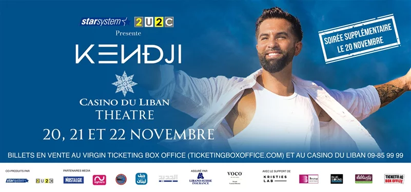 Kendji at Casino du Liban