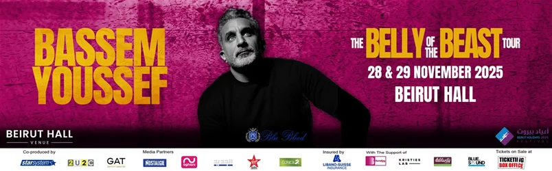 Bassem Youssef at Beirut Hall